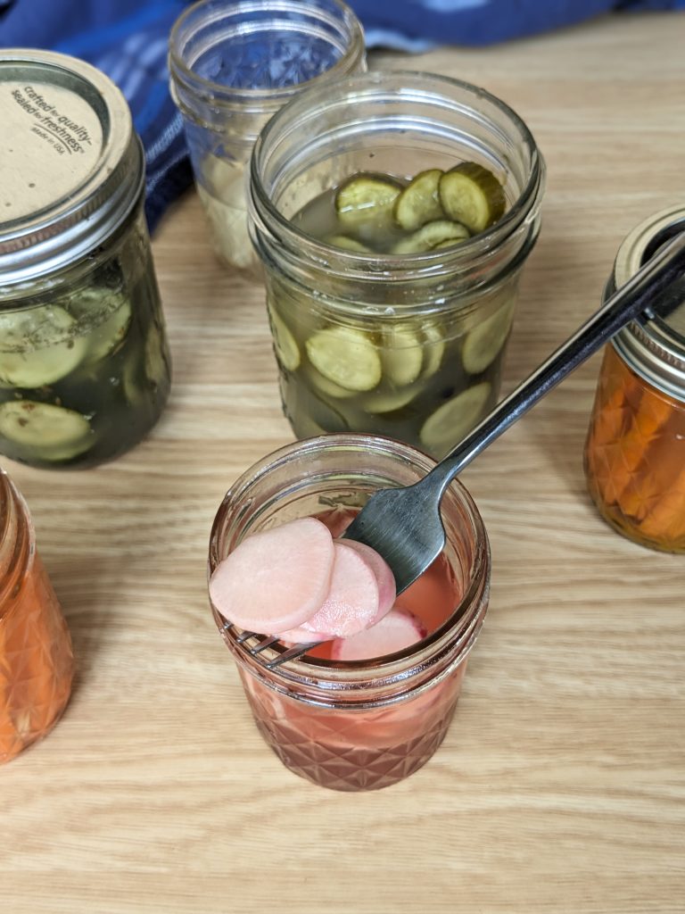 picture showing various jars of lactofermented vegetables